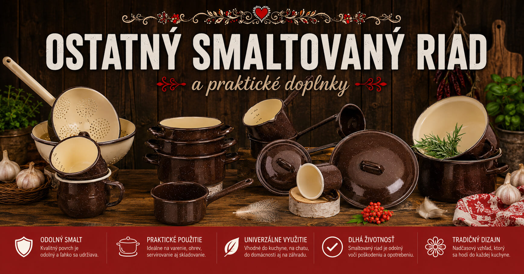 Ostatný smaltovaný riad