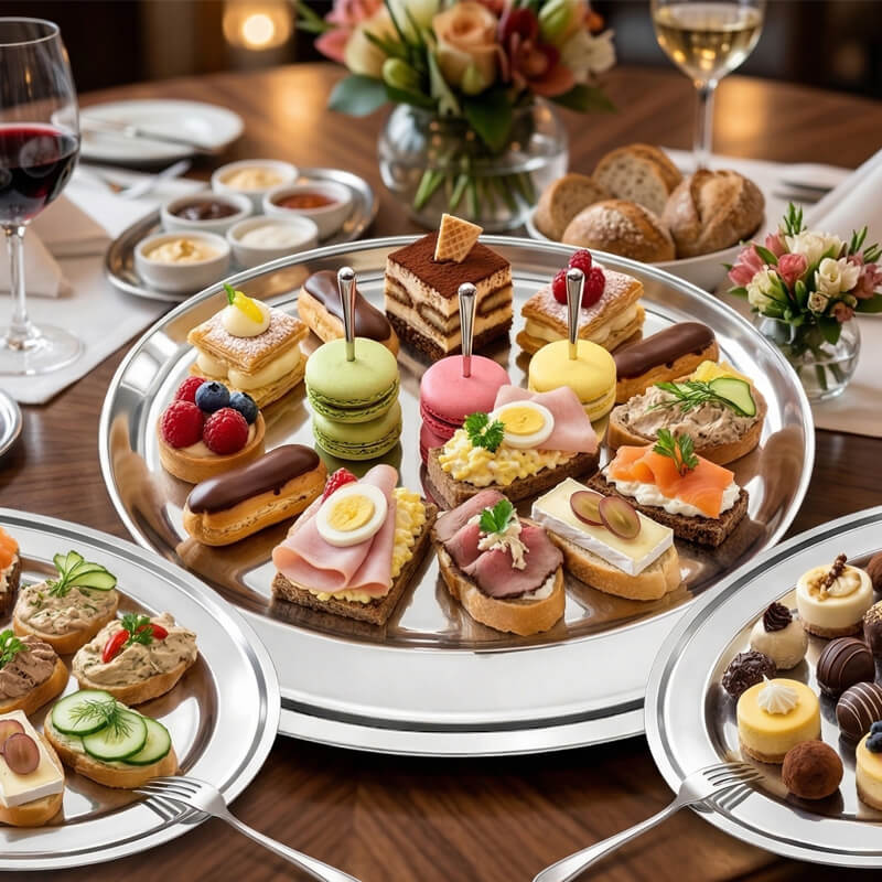 Nerezové oválne podnosy – jeden podnos, nekonečné využitie