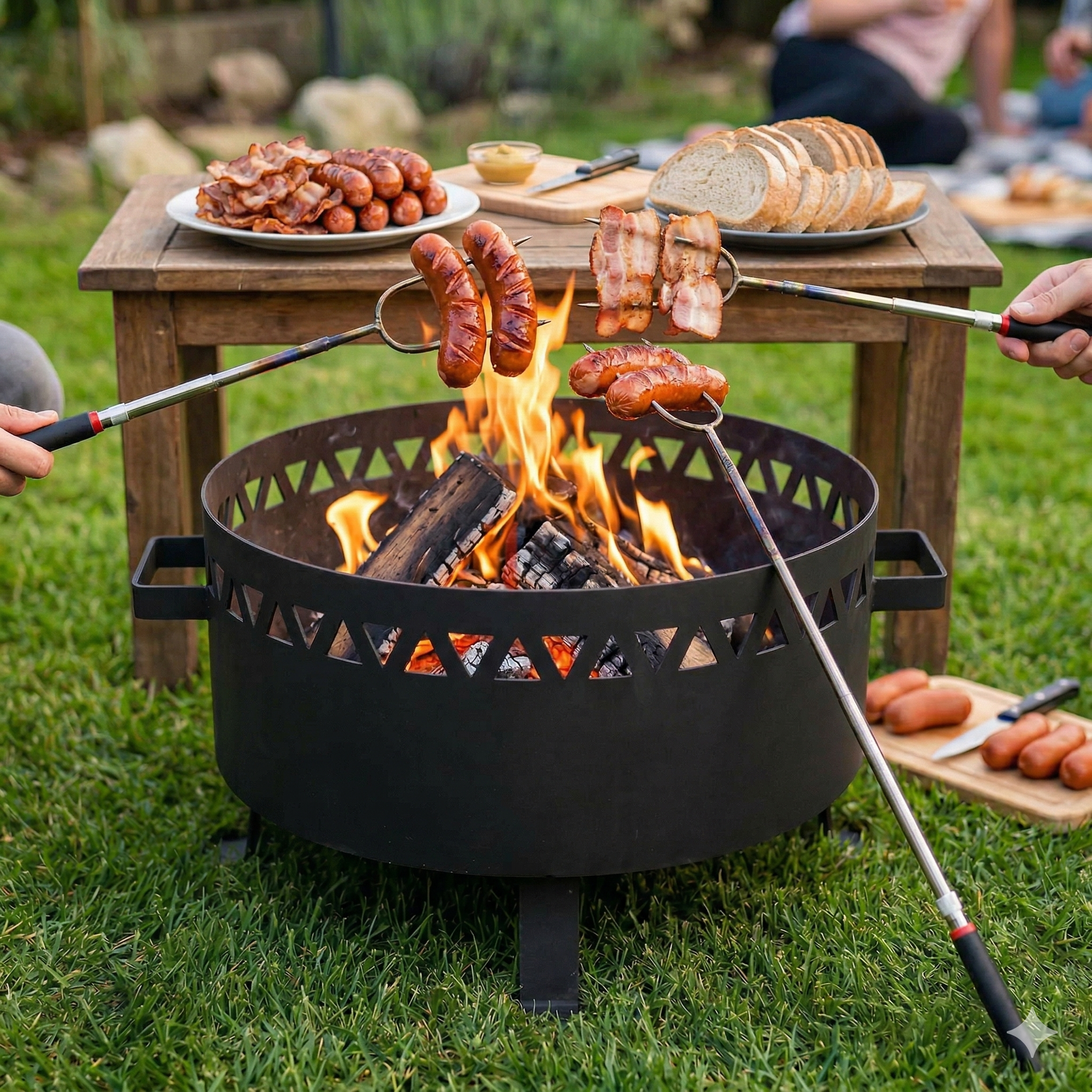 Poriadna opekačka bez rozkopanej záhrady? Spoznajte slobodu s prenosným ohniskom