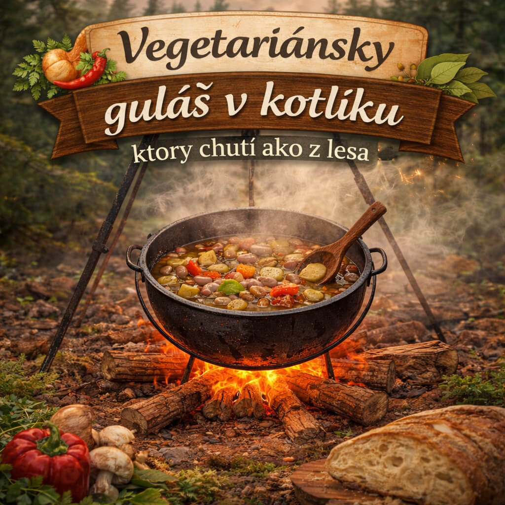Vegetariánsky guláš v kotlíku: Poctivá chuť ohňa bez mäsa