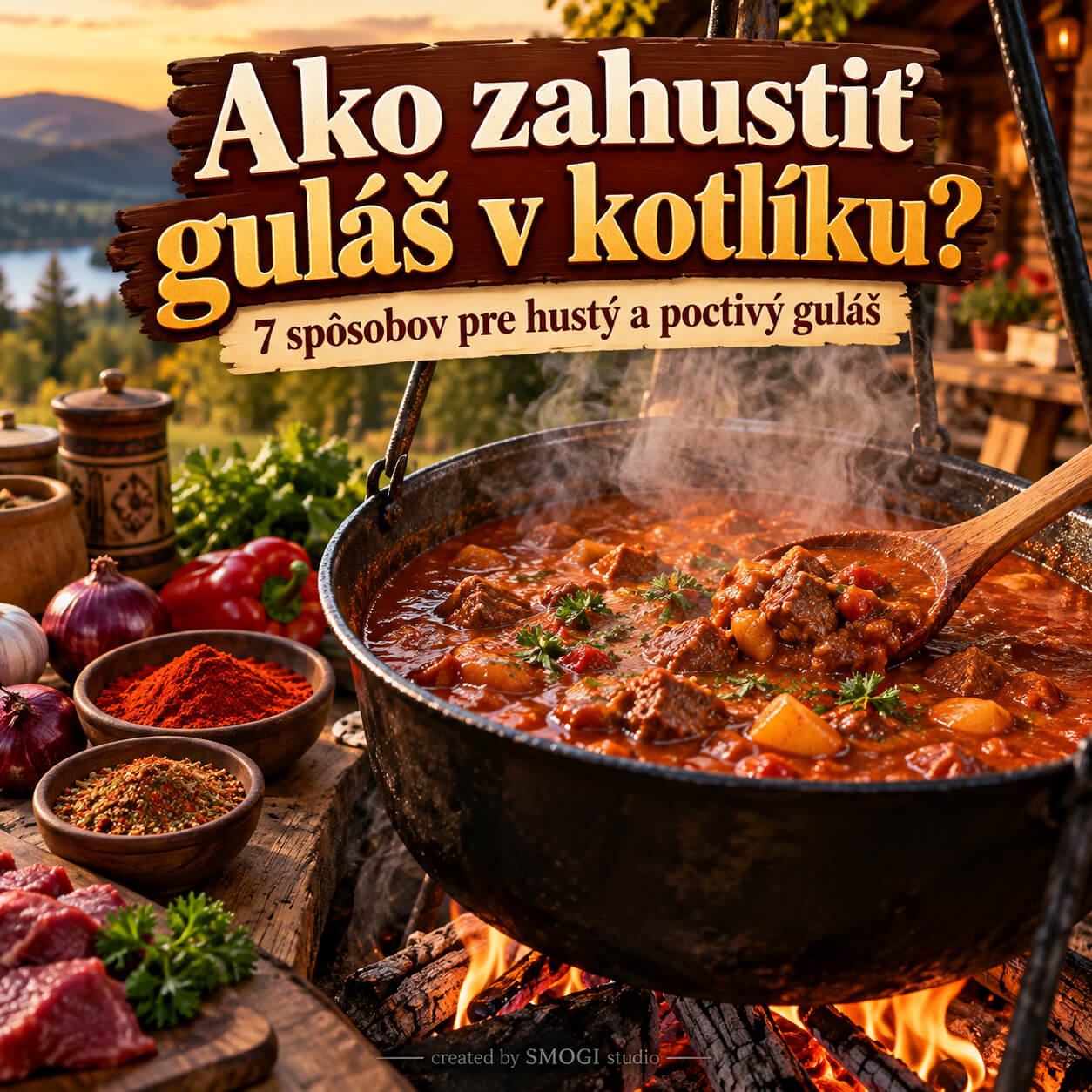 🥘🔥 Ako zahustiť guláš v kotlíku – 7 spôsobov pre hustý a poctivý guláš