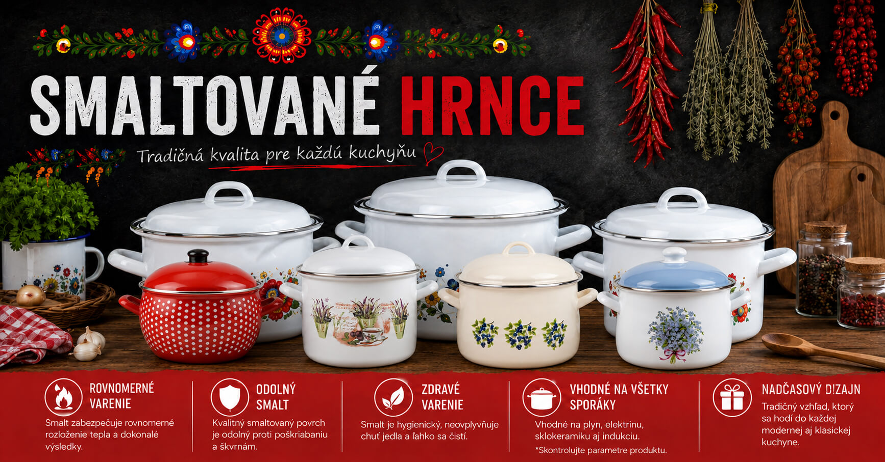 Smaltované hrnce
