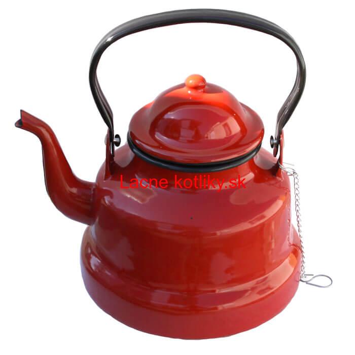 Smaltovaný čajník 1,5 L RED