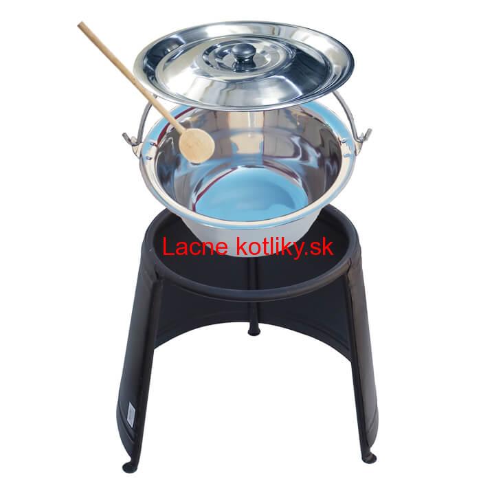 Antikorový kotlík 22 L (0,8 mm) + chránič plameňa