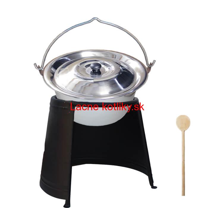 Antikorový kotlík 22 L (0,8 mm) + chránič plameňa