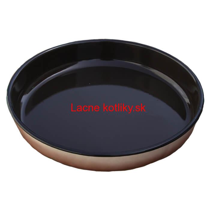 Smaltovaný okrúhly pekáč 34 cm, výška 8 cm