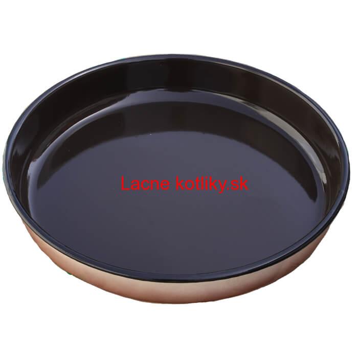 Smaltovaný okrúhly pekáč 34 cm, výška 8 cm