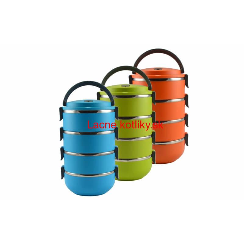 Jedlonosič - obedár 4 dielny oranžový