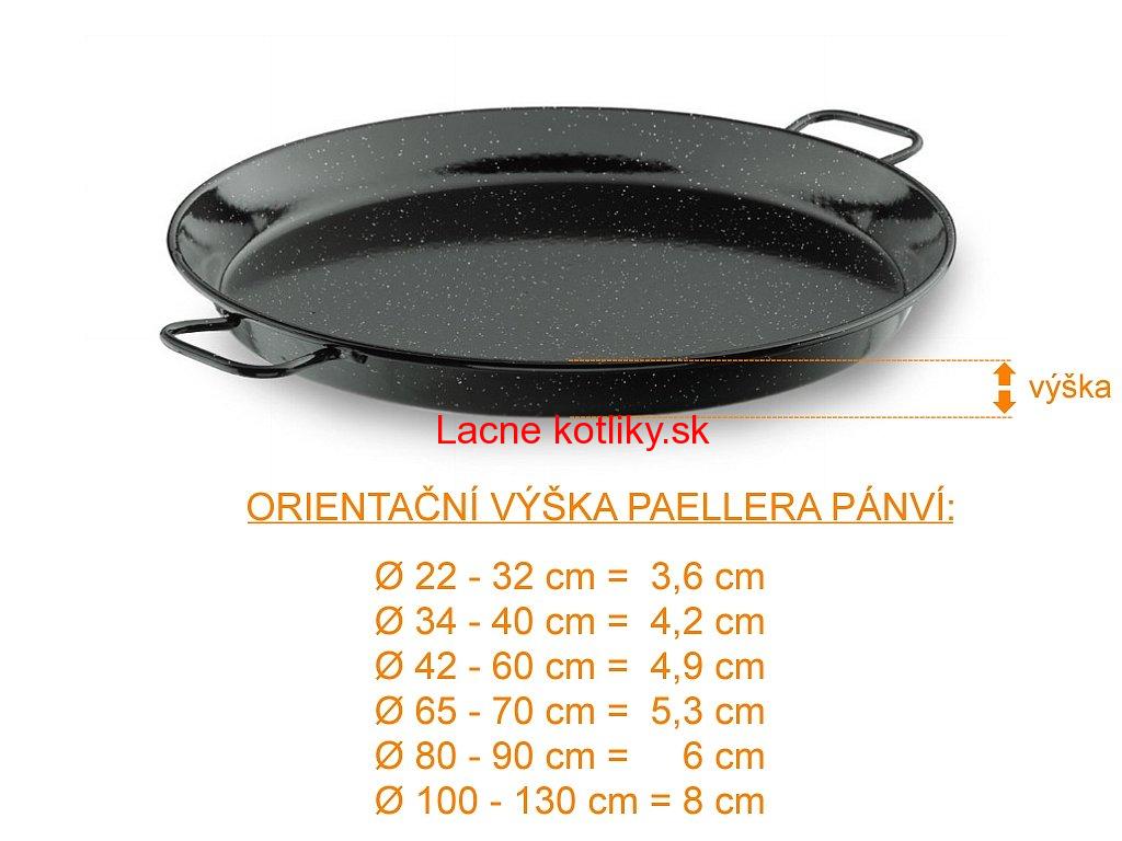 Paella panvica VACA SMALT 65 cm