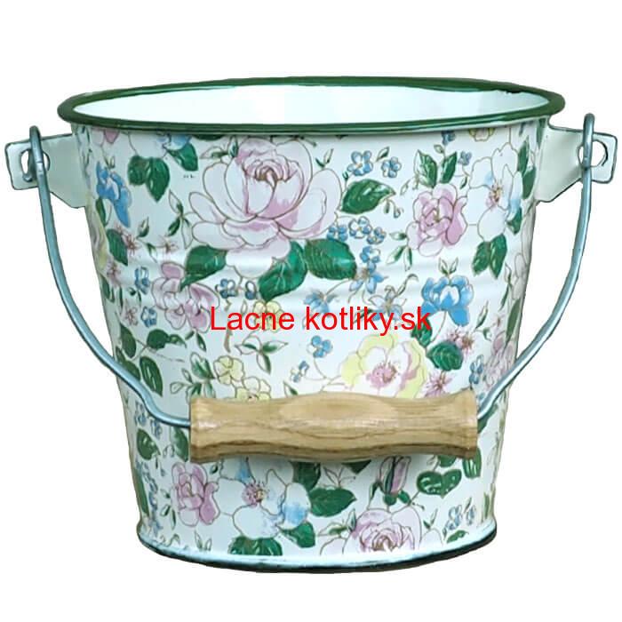 Smaltované vedro 1 L DECOR