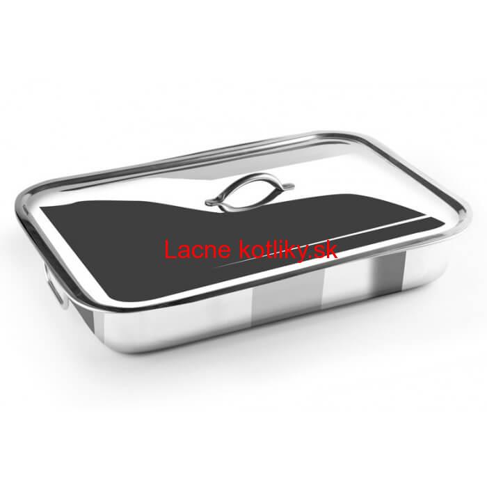 Nerezový pekáč s pokrievkou 42 x 31 cm INOX