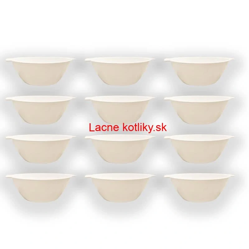 Sada 12 ks: Plastová miska na fajnový kotlíkový guláš a polievky – 750 ml