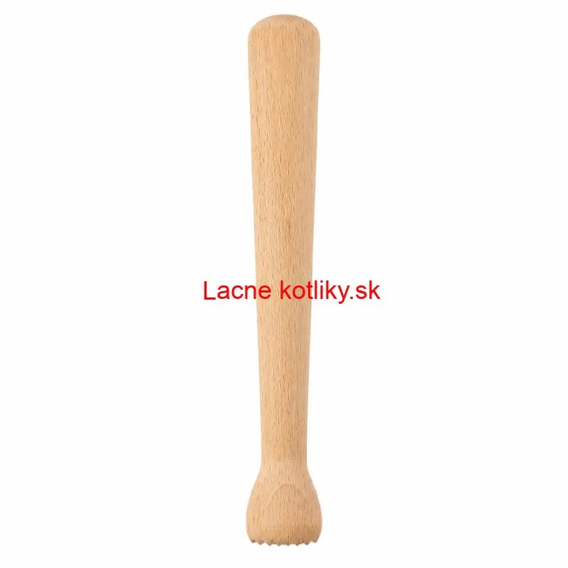 Drevený drvič na cesnak a bylinky 22 cm