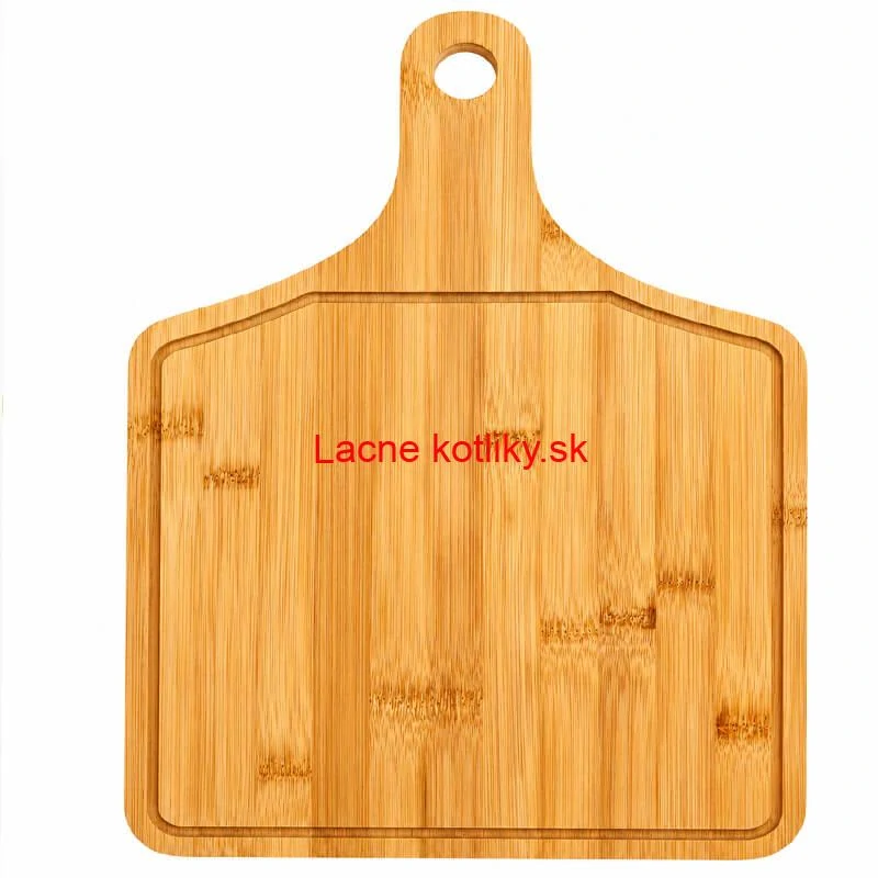 Bambusová doska na krájanie 41×26,5 cm s rukoväťou