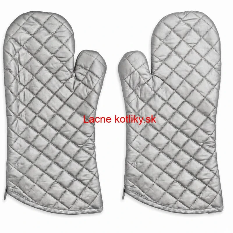 Chňapky strieborné dlhé 35 cm — sada 2 ks