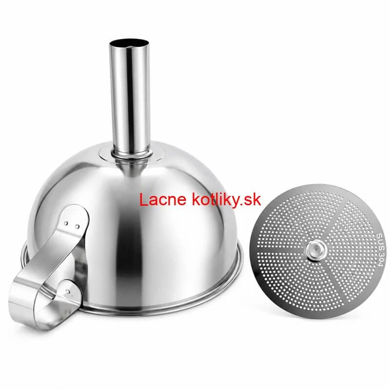 Nerezový lievik so sitkom 11 cm