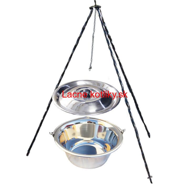 Nerezový kotlík 8 L INOX + pokrievka + stojan CLASSIC