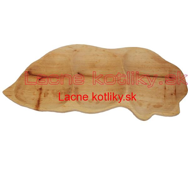 Servírovací drevený podnos Prasiatko