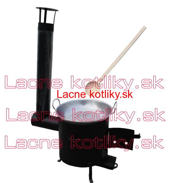 Železná panvica 36 cm na grilovanie + Kotlina 36 cm a vareška Garden Barbecue
