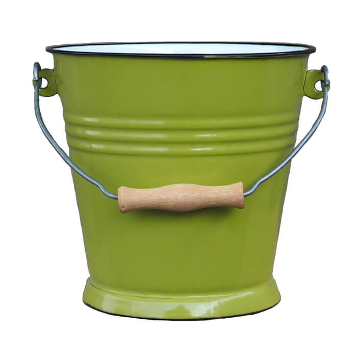 Smaltované vedro 5 l GREEN