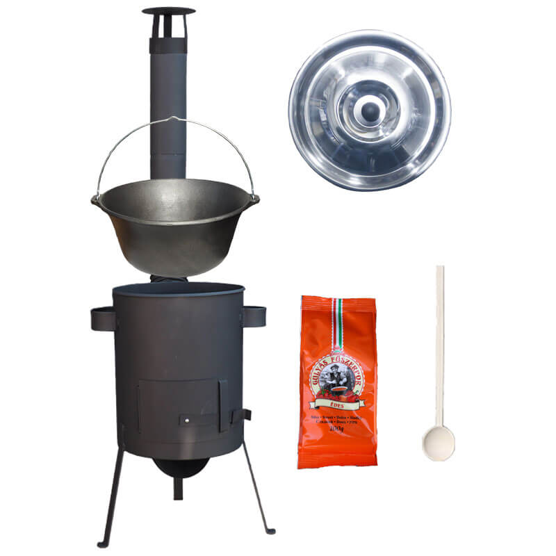 Liatinový kotlík 16 L + žiaruvzdorná kotlina 36 PLUS 600 4 MM