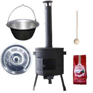 Nerezový kotlík 20 L (1,5 mm) + hrubostenná (1,5 mm) žiaruvzdorná kotlina BALKY STRONG 42 PLUS 600