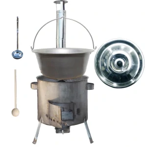 Nerezový kotlík 30 L (1,5 mm) + nerezová kotlina 45 cm (1,5 mm) STRONG CLASSIC