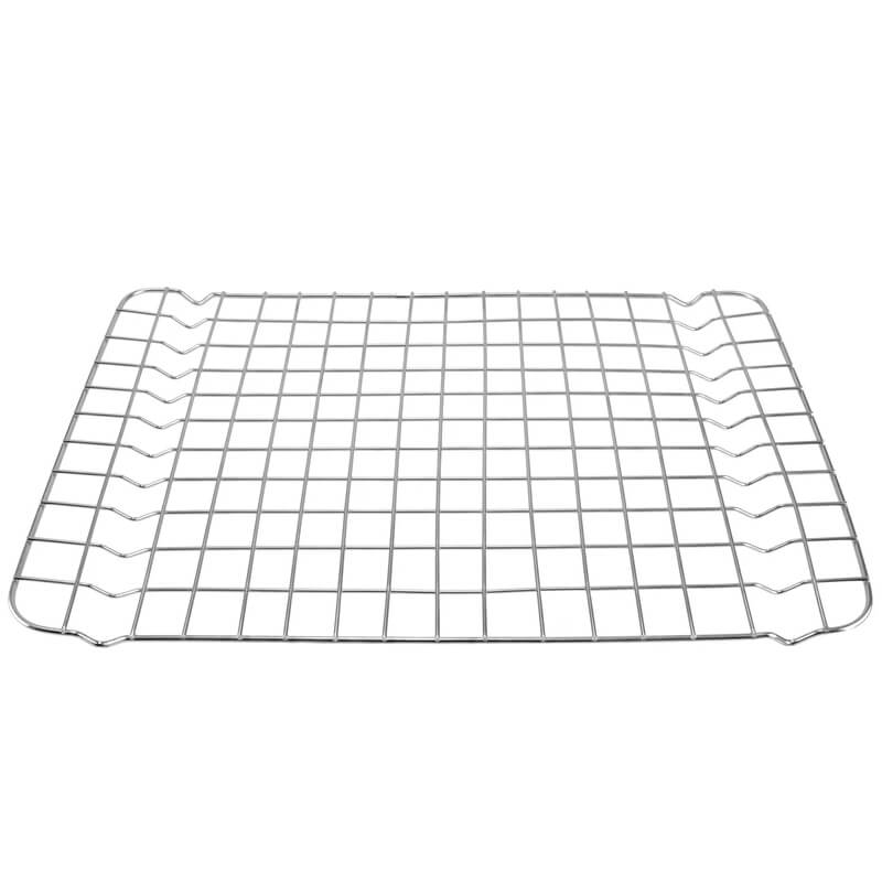 Nerezový rošt na pekáč na grilovanie a pečenie 33 x 22 cm