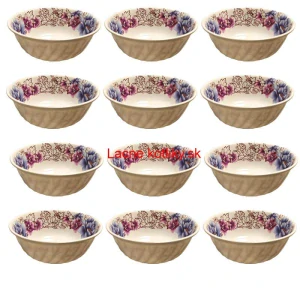 Plastová miska s kvetinovým vzorom (750 ml) – teraz v sade 12 kusov!