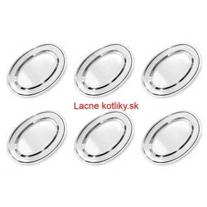 Nerezové podnosy pre catering – set 6 ks (45,5cm) - Servíruj s istotou a štýlom