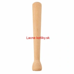 Drevený drvič na cesnak a bylinky 22 cm