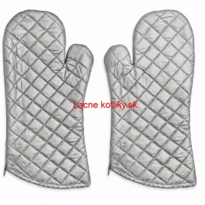 Chňapky strieborné dlhé 35 cm — sada 2 ks