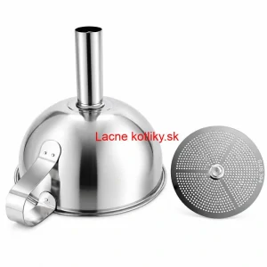 Nerezový lievik so sitkom 11 cm