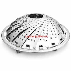 Skladací nerezový parák 14–23 cm na knedle a zeleninu