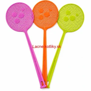 Plastová plácačka na muchy 49 cm – mix farieb