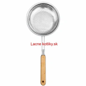 Hliníkové sitko 20 cm s drevenou rúčkou
