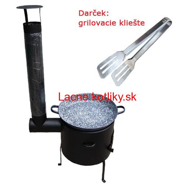 Grilovacia panvica s uškami + kotlina 39 cm