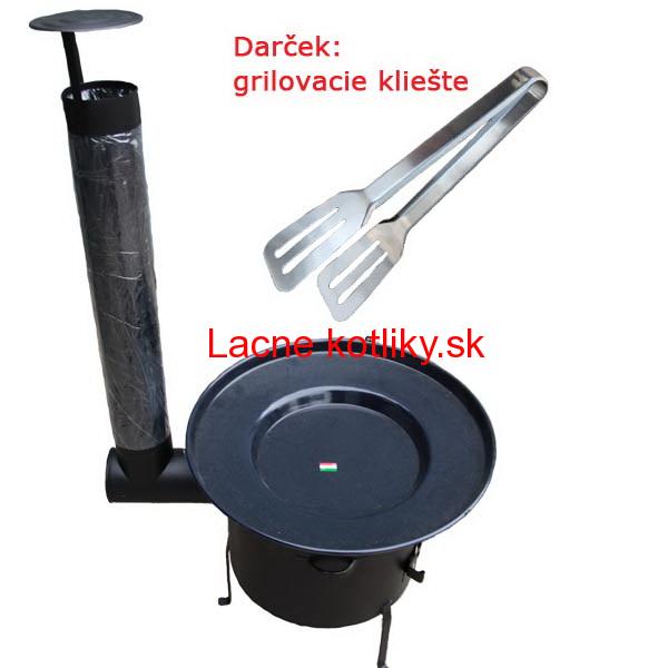 Grilovacia panvica s retiazkou + kotlina 39 cm