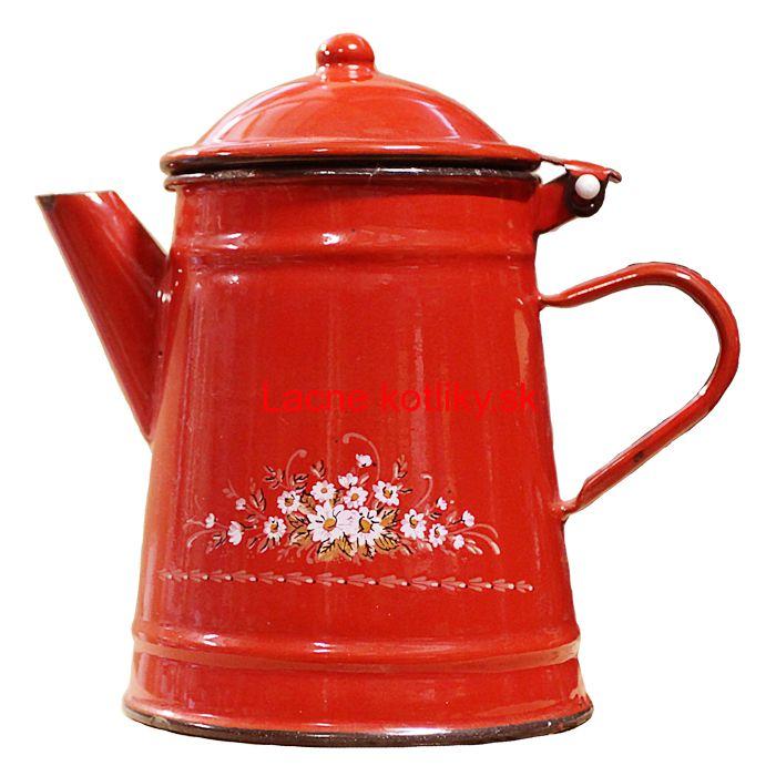 Smaltovaná kanvica 1 L DEKO