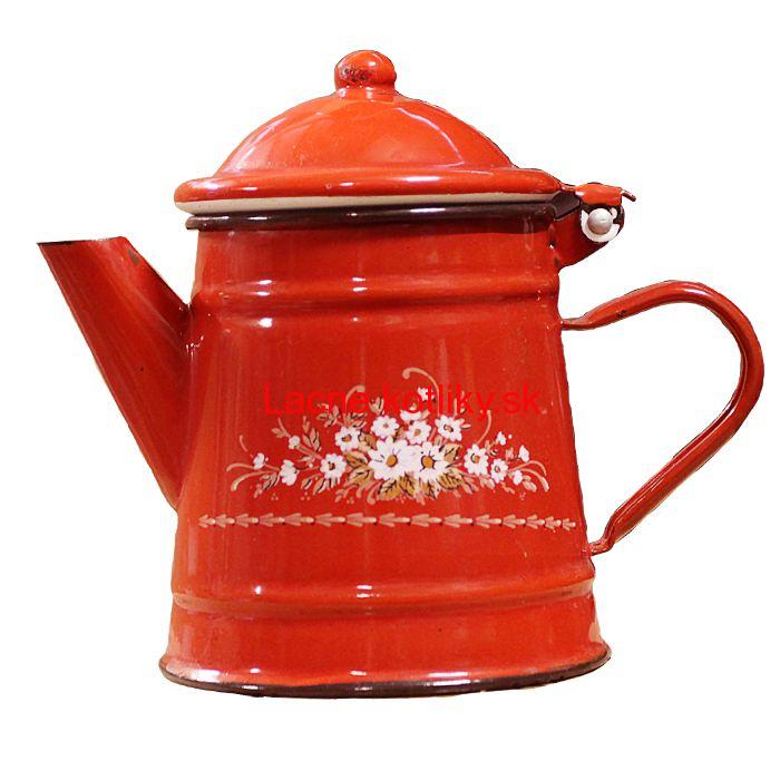 Smaltovaná kanvica 0,5 L DEKO