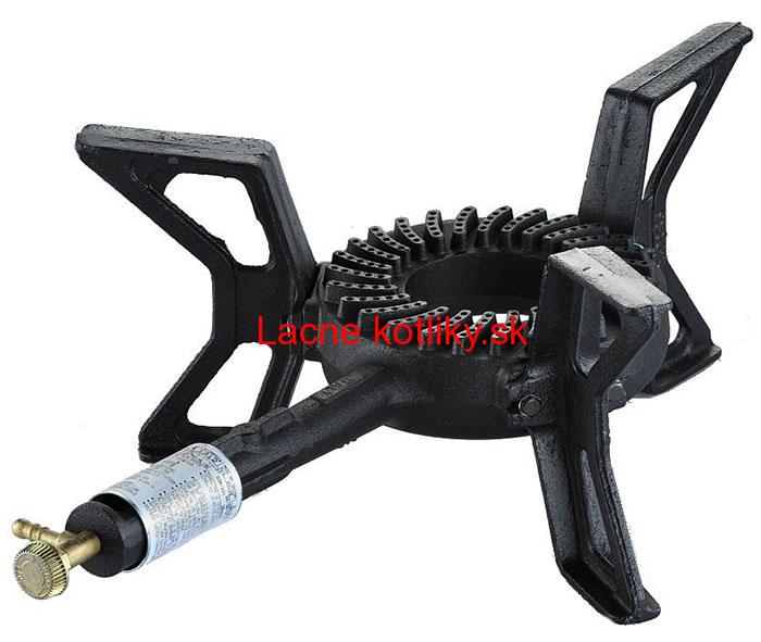 Plynový varič Foker 3P Ghisa FFD 9 kW s termopoistkou