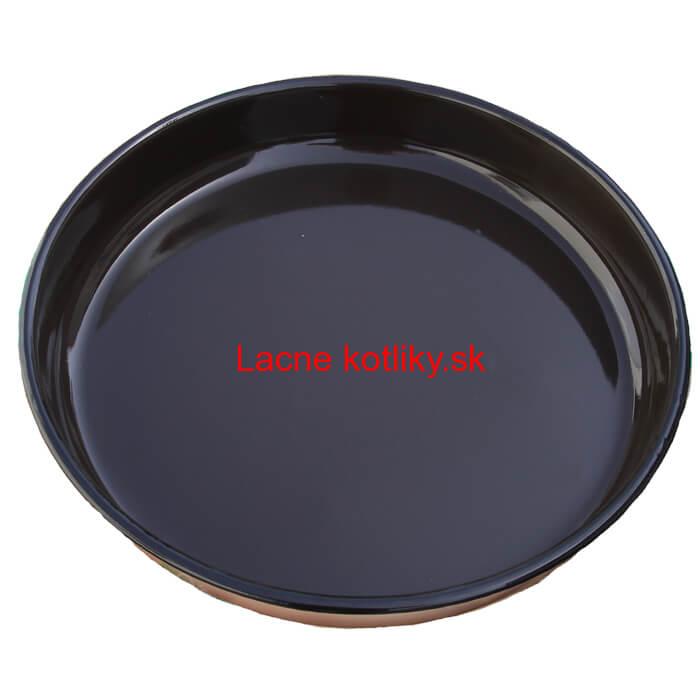 Smaltovaný okruhlý pekáč 38 cm, výška 6,2 cm