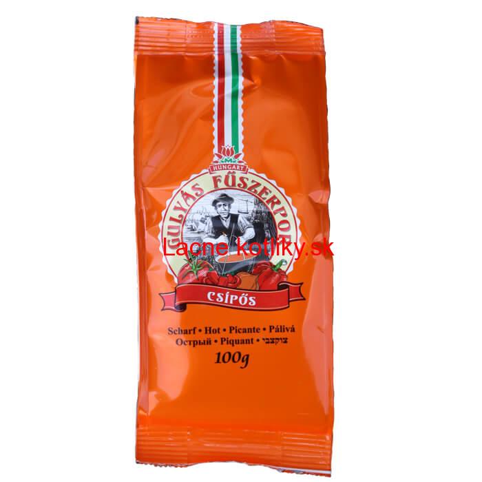 Paprikové korenie na guláš - štiplavé 100 g