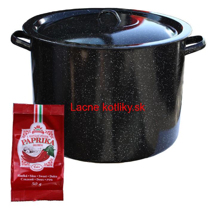Smaltovaný hrniec 40 L + Paprika 50 g
