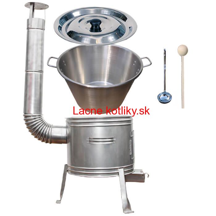 Nerezový kotol 40 L + nerezová kotlina 45 cm TOPLUX