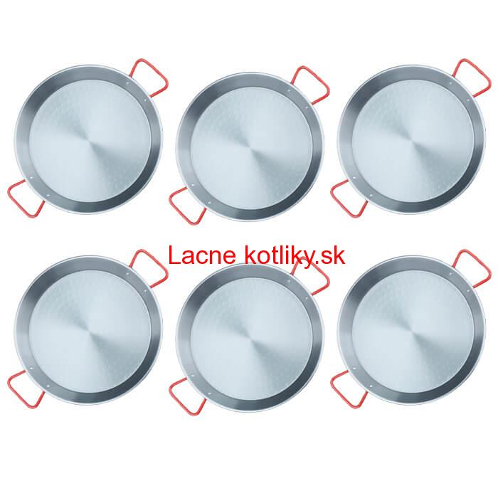 Paella Tapas catering 20 cm – 6 ks ocelových panvic