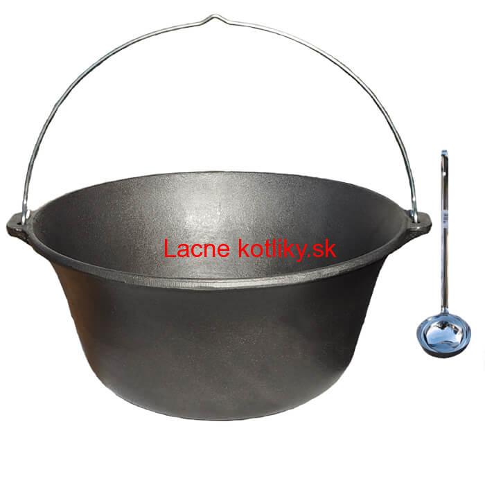 Liatinový kotlík 14,5 L + antikórová naberačka