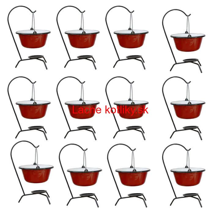 Servírovacia súprava SMALT RED 12 ks