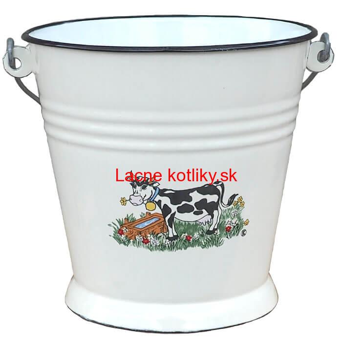 Smaltované vedro 5 L DECOR