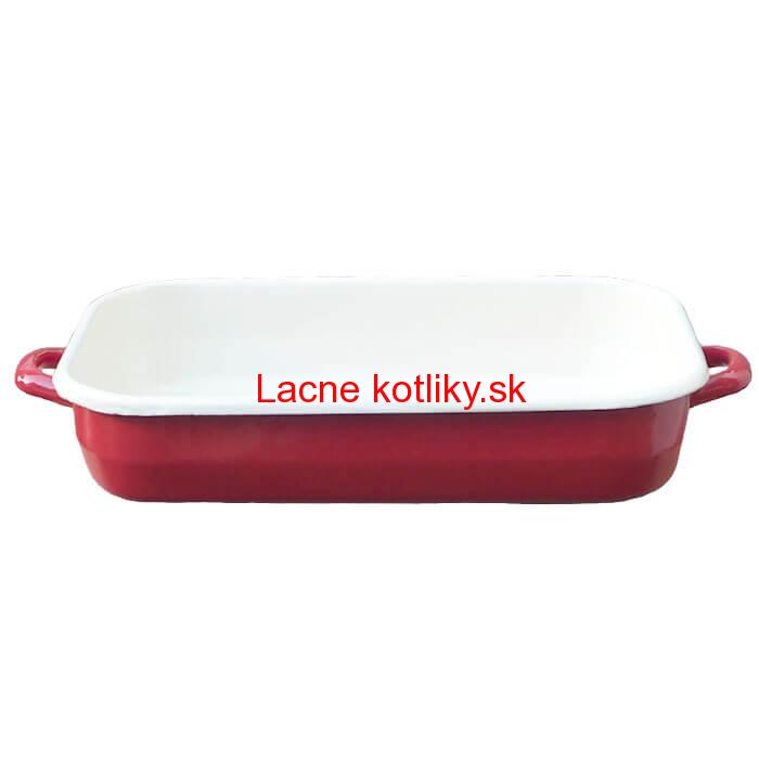 Smaltovaný pekáč 40 x 21,5 cm ČERVENÝ
